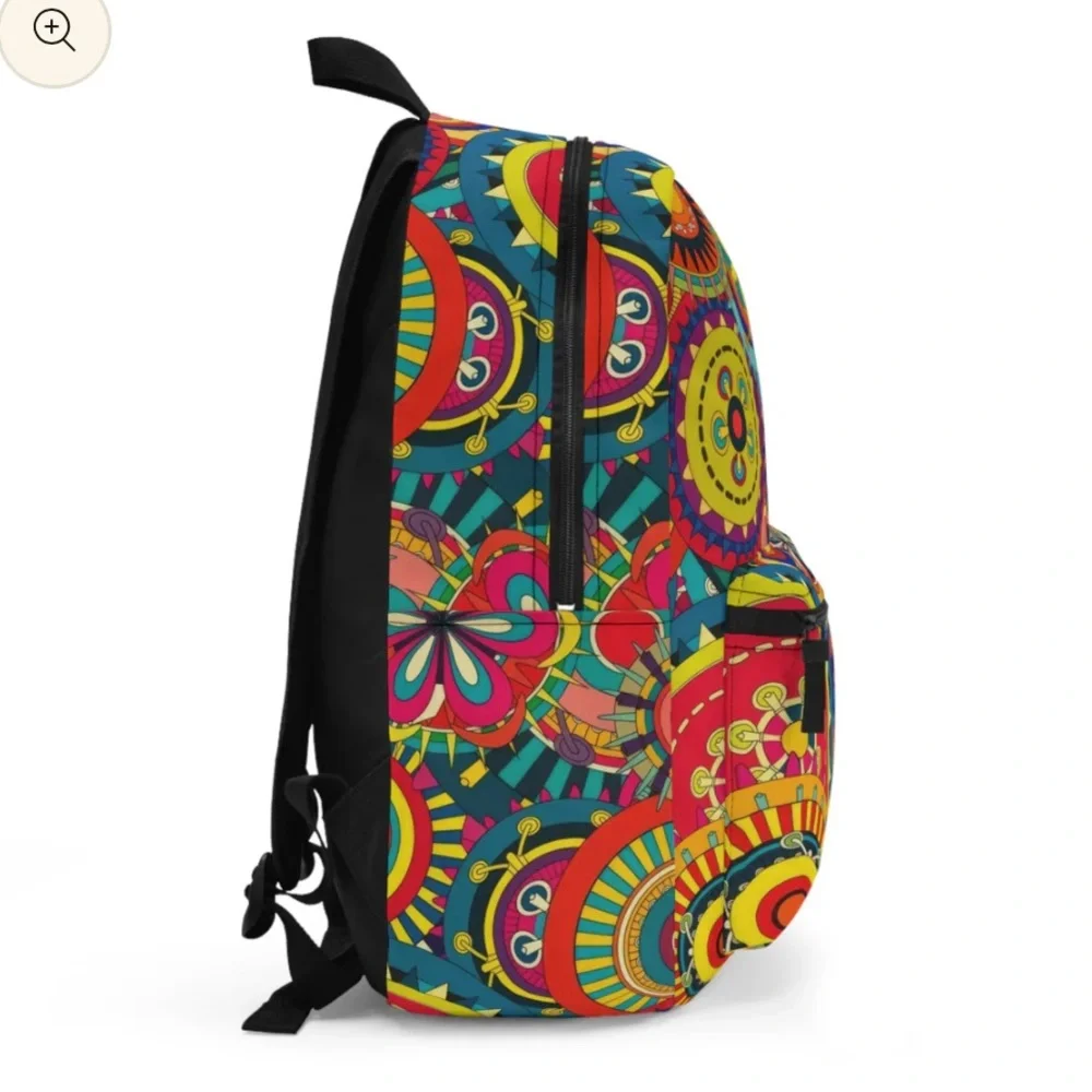 Printify Mandala Pop Colorful Backpack (New)